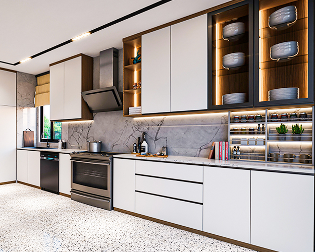 MDF Modular Kitchens
