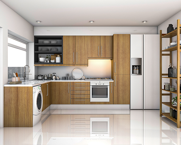 Plywood Modular Kitchens